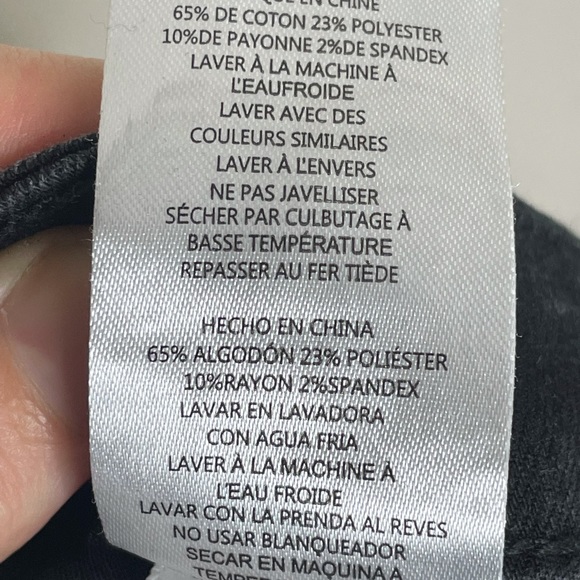 Sam Edelman The Stiletto Boot High Rise Boot Cut Jeans With Fringe Size 27 Women - Picture 11 of 11